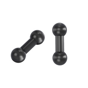 17mm Ball Head To 14mm Screw Adapter For Action Camera Mount 360 Degree Rotation Universal <b>Bracket</b> Connector <b>Plastic</b> - Product Image 2