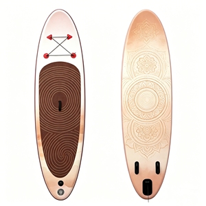 Planche de <span class=keywords><strong>paddle</strong></span> <span class=keywords><strong>gonflable</strong></span> professionnelle légère, double couche, antidérapante, imperméable, pour le surf en mer et le stand-up <span class=keywords><strong>paddle</strong></span> (ISUP) - Product Image 1