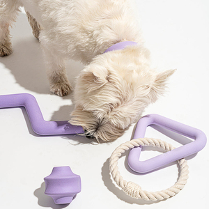 Jouet à mâcher en forme d'animal de compagnie, pour grand et petit chien, chiot, pomme en corde de coton, modèles animaux domestiques à mâcher, très tendance - Product Image 6