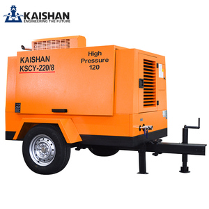 Kaishan 570cfm 12 bar Diesel-Powered Portable Screw Air Compressor - High-Efficiency for Digging <strong>Mining</strong>, Construction - Product Image 2