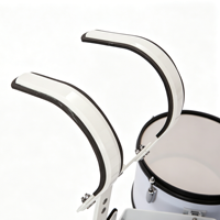Factory Direct Customizable 5pcs Multi Tenor Marching Drum Set with Carrier and Mallets for Band Parade