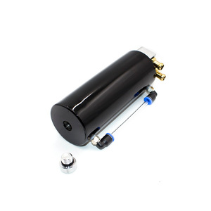 Respiradero de Aceite para Coche con Tubo de Recogida, Metálico, Negro/Azul, para Mejora y Reequipamiento - Product Image 2