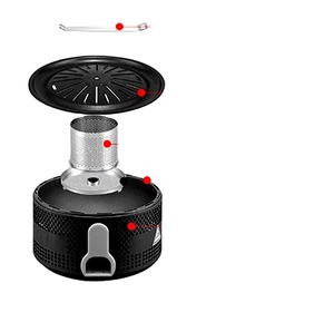 Gril de <span class=keywords><strong>Barbecue</strong></span> Pliant Personnalisable Bol à Roue à Charbon de Bois Mini <span class=keywords><strong>Barbecue</strong></span> Sans Fumée Invention Coréenne - Product Image 3