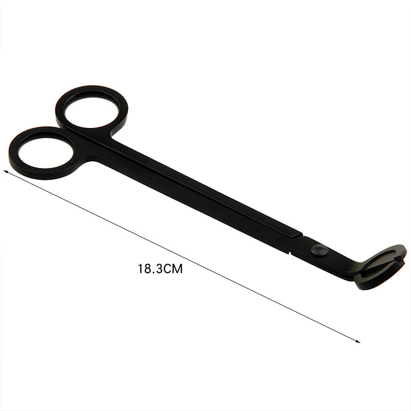 2022, оптовая продажа, ножницы из черного металла с логотипом на заказ, фитиль, триммер, фитиль, свеча