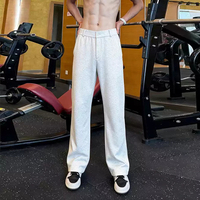 Pantalons de survêtement de sport OEM ODM personnalisés avec logos, élastique avant et taille arrière