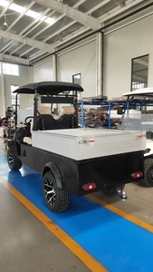 Carrito de Golf Eléctrico de 2 Plazas con Caja de Carga de Aluminio y Enganche de Remolque Reforzado - Product Image 4