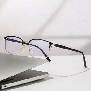 Gafas de lectura con montura media para hombre, a la moda, al por mayor, con filtro de luz azul - Product Image 3