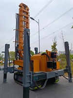 Machine pneumatique de puits d'eau de chenille de profondeur de perçage de Yl-350s 350m conduite par le moteur diesel