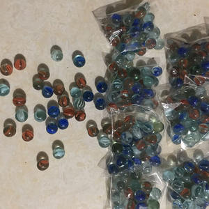 Canicas de vidrio, cuentas de vidrio en bolsa de malla, canicas de vidrio, yo-yos, juguetes para niños, venta al por mayor a 2 yuanes, venta al por mayor a 1 yuan. - Product Image 1