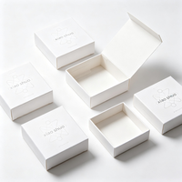 Caja de Cartón Pequeña de Lujo para Almacenamiento de Joyería, con Logotipo Personalizado, para Relojes, con Almohadilla Opcional, Venta al Por Mayor