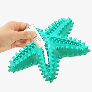 Divertidos Juguetes Masticables con Forma de Estrella de Mar para Perros Grandes y Pequeños, Indestructibles, para Limpieza Dental, Interactivos, de <span class=keywords><strong>Entrenamiento</strong></span>, Suministros para Mascotas - Product Image 3