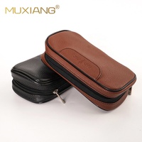 Sac de rangement pratique en cuir PU de petite taille à bas prix pour pipe à fumer