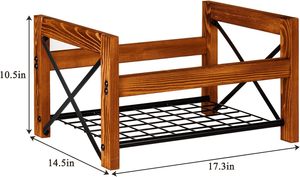 Estante de almacenamiento de medios para libros de madera de diseño moderno, soporte para discos de vinilo de 7-12 pulgadas, registros, fotos, DVD, CD, 50-100, almacenamiento de carpetas - Product Image 6