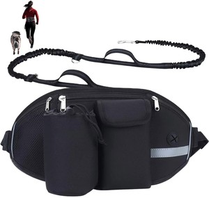 Correa de Cintura Profesional para Perros, Correa Reforzada para Correr y Caminar, Correa Elástica con Bolsa de Cintura - Product Image 1