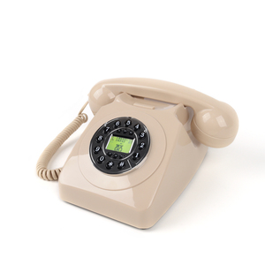 <span class=keywords><strong>Téléphone</strong></span> filaire rétro, <span class=keywords><strong>téléphone</strong></span> antique avec écran LCD, <span class=keywords><strong>téléphone</strong></span> <span class=keywords><strong>fixe</strong></span> filaire pour la maison - Product Image 1