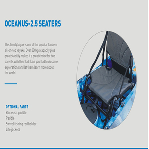2026 New Arrival LLDPE <strong>Kayak</strong> <strong>3</strong> Person Paddle Board Plastic Sit on Top Foldable Double <strong>Seater</strong> <strong>Kayak</strong> for Tourism - Product Image 6