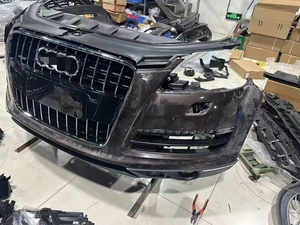Bumpers Cho Audi Q7 Phía Trước Bumper Lưới Tản Nhiệt R Đèn Mui Xe Lưới Tản Nhiệt Bộ Dụng Cụ Cơ Thể 2012-2016 Phù Hợp Ban Đầu Q7 Xe - Product Image 4