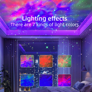 Hiện đại cho <span class=keywords><strong>Galaxy</strong></span> chiếu LED ánh sáng ban đêm nhiều màu bóng râm điều khiển từ xa USB-Powered cho phòng ngủ tuyệt trang trí - Product Image 2