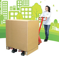 Solutions de fret aérien de haute résistance palette pied palette Pallrunner Aircargo palette