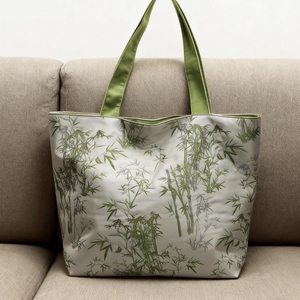 Bolsa de Mano Grande con Diseño Personalizado, Bolso de Hombro para Mujer, Moda China, con Cierre, de Poliéster, para Compras, Todas las Temporadas - Product Image 5