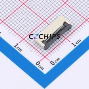 XW0520012-170R-001 FFC/FPC Connector SMD,P=0.5mm,Horizontal Mount Connector Flip Cover Type Bottom Contact 17P 0.5mm - Product Image 1