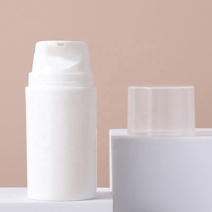 Flacon pompe sans air de luxe résistant avec pompe, emballage crème BB blanche, flacon plastique 30 ml, emballage pompe sans air - Product Image 1