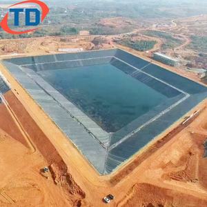 水タンクライナーダムライナー<span class=keywords><strong>Geomembrane</strong></span> 0.75mm 1mm HDPE Geomembrana Rainwatelargeウォーターキャッチャー貯水池用ダンプププルーフコース - Product Image 2