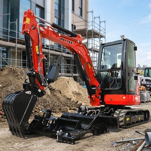 Free Shipping EPA Engine Kubota 3.5 Ton New Crawler Digger Bagger 3 Ton <b>Small</b> Mini Excavator Hydraulic Digger Landscaping Works - Product Image 1