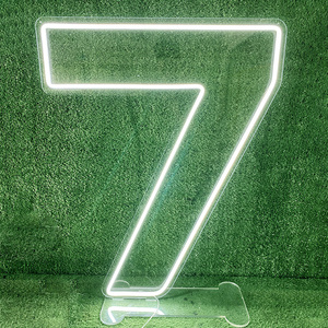 Número personalizado de fábrica de China, letrero de neón publicitario, letreros de neón LED impermeables, diseño libre, fiesta de cumpleaños, letrero de neón Led Acrílico - Product Image 5