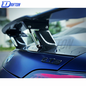 สปอยเลอร์คาร์บอนไฟเบอร์ปลอมแปลงสไตล์ <span class=keywords><strong>RT</strong></span> สำหรับ Mercedes Benz AMG GT GTS GT Wing - Product Image 4