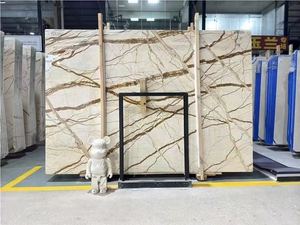 Carrelages Sofitel Gold Marbre Poli Dalles - Product Image 2