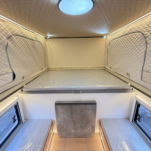 Tôle galvanisée Profilé en acier Luxe Off-Road 4X4 Motorhome RV Caravan Camper Trailer avec Réfrigérateur pour Camion <span class=keywords><strong>Camping</strong></span> et Voyage - Product Image 4