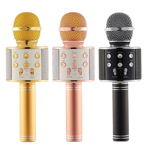 Micrófono de Karaoke Inalámbrico Recargable Aurora Sound P201 con Altavoz, Micrófono Bluetooth Portátil, Compatible con OEM/ODM - Product Image 1