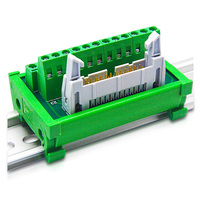 Adaptador de bloque de Terminal de enchufe de IDC-C, relé PLC, estación, carril DIN, módulo de bloque de relé, caja de empalme