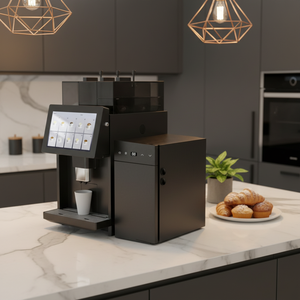 Distributeur à hauteur réglable, machine à expresso prête pour la paiement sans contact, <span class=keywords><strong>carte</strong></span>/code QR, LE330A, latte et <span class=keywords><strong>cappuccino</strong></span> - Product Image 1