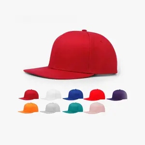 Wholesale High Quality 100% Cotton 6 Panel Blank Snapback Hats Ready To Ship Sport Caps