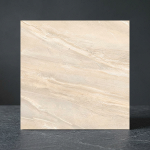 Azulejos de Porcelana con Efecto Mármol Vistaar Volcano Brown Onyx, 600x600mm, Acabado Brillante Pulido para Pisos - Product Image 1