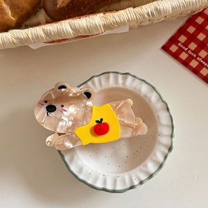 Korean Style Sweet Cartoon Rabbit Acetate Handmade Claw Clip Cute Girl Kids Daily Use 8.5cm Hair Clip for Girl - Product Image 2