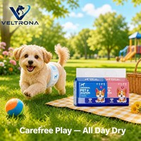 Pañales Universales para Mascotas, Absorbentes, a Prueba de Fugas, de Algodón Suave, con Núcleo de Polímero Súper Absorbente para Cachorros y Perros Adultos