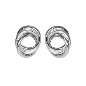 ต่างหูแฟชั่นแบบติดหู สแตนเลส 316L ชุบทอง PVD ทนทาน เป็นมิตรต่อสิ่งแวดล้อม - Product Image 1
