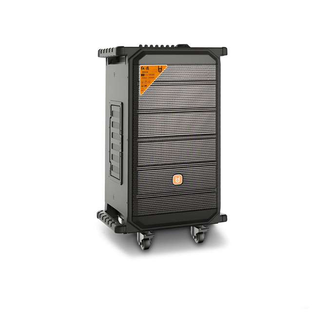 Wireless BD-H1083A 10" Rechargeable Battery Trolley Speaker 500-800W Three-Way System Built-in Mic Mobile Phone Outdoor Parties