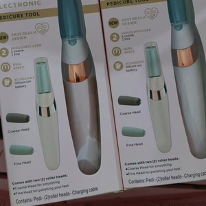 Lima e Raspa Elettrica Ricaricabile USB per Piedi con Logo Personalizzato, Rimuovi Calli e Pelle Morta per Pedicure Professionale - Product Image 6