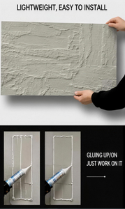 Revestimiento de Piedra PU Ultrafino y Ecológico, Diseño Minimalista <span class=keywords><strong>para</strong></span> Decoración de Paredes Interiores en Edificios Sostenibles - Product Image 4