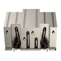 COOLSERVER CS-7529-2UA21-P LGA7529 2UA21 Dissipateur thermique pour serveur, refroidisseur de processeur, cuivre, aluminium, refroidissement profond, boîtier d'ordinateur, TDP 450W, ventilateur 4 broches