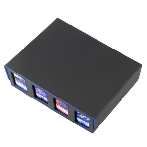 4 khe cắm thẻ hộp lưu trữ với cửa sổ TCG thẻ boong Hộp Tương thích với mtg ma thuật thu thập, chỉ huy và thẻ Yugioh - Product Image 4