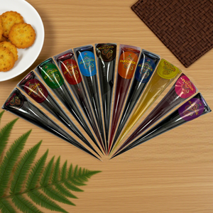 Factory Direct Non Toxic <strong>Henna</strong> <strong>Jagua</strong> Juice Stickers for Temporary Tattoo and Facial Makeup Design - Product Image 4