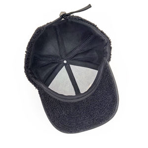 All'ingrosso cappellini da Baseball in lana di agnello a 6 pannelli regolabile in pile di peluche Sport cappellino invernale per <span class=keywords><strong>donna</strong></span> uomo - Product Image 4