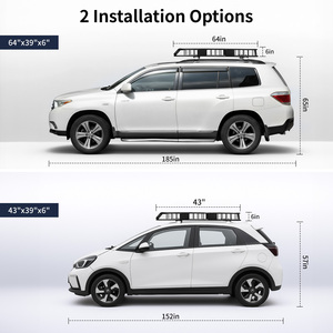 SUV <span class=keywords><strong>Camion</strong></span> Voiture Van Universel Heavy Duty Véhicule Toit Cargo Basket pour Camping Road trip Voyage Déménagement - Product Image 5