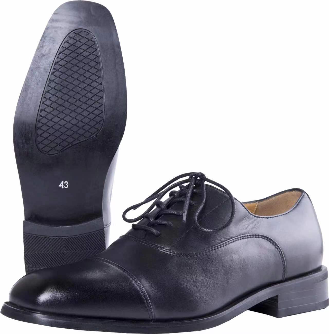 Mens Black Shoes Shiny Dress Loafers for Men Slip-On Round Toe