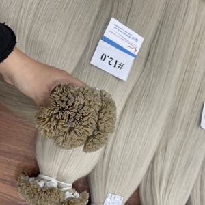 Haute qualité! Extensions de cheveux Pointe plate Plusieurs textures Vente en gros Pointe plate Cuticule alignée Cheveux Extensions de cheveux humains - Product Image 2